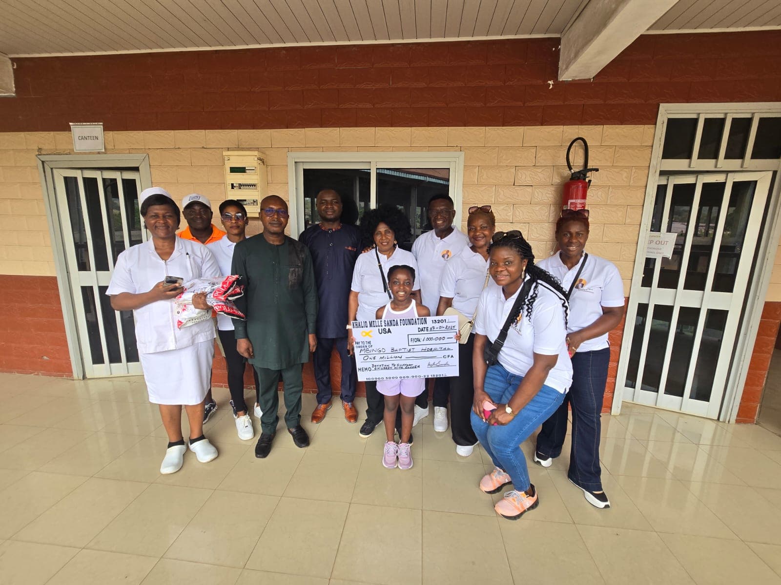 Mbingo Cameroon Baptist Hospital Mutengene Donation