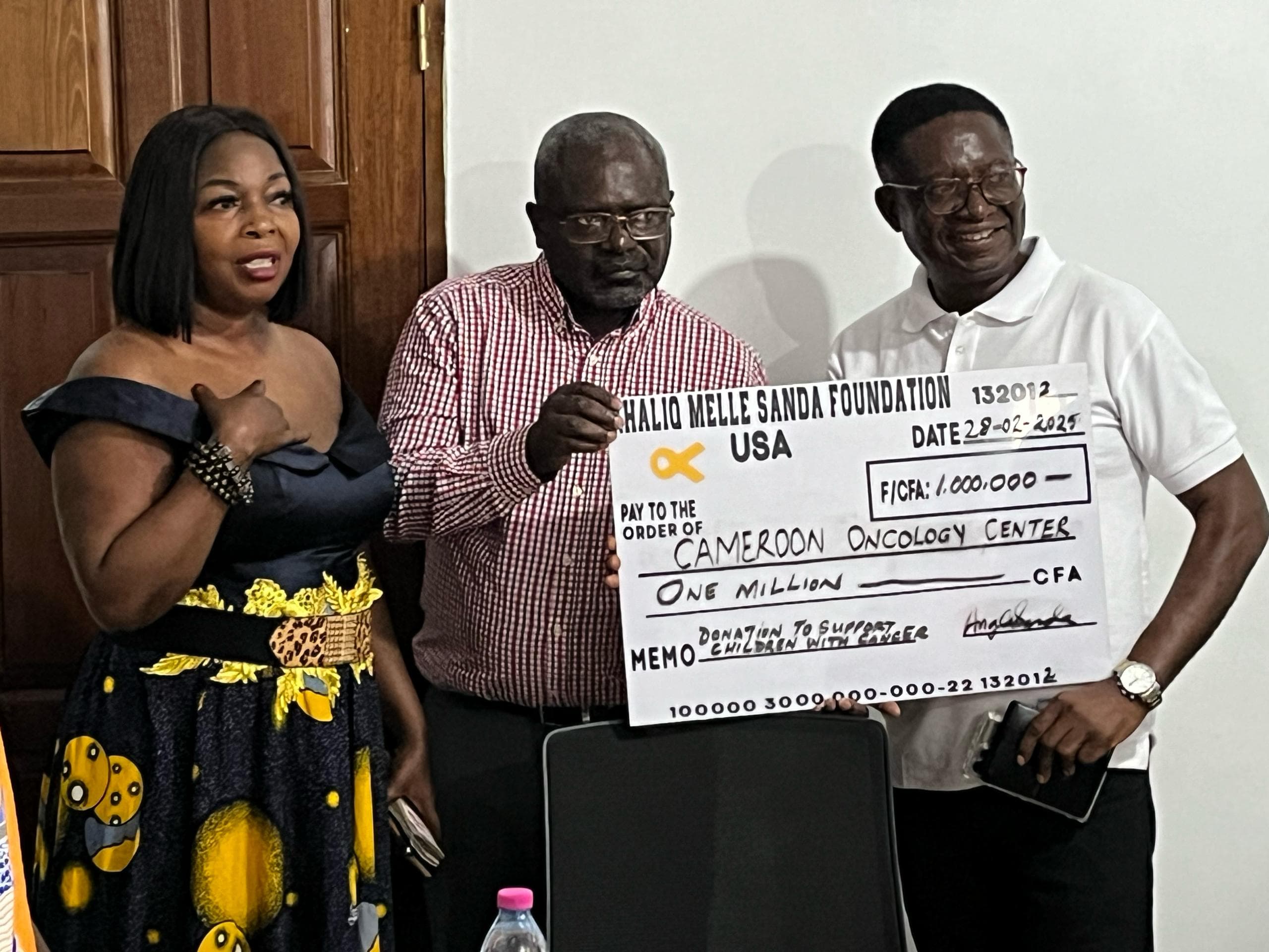 $2,000 Donation to Cameroon Oncology Center – Bekoko, Cameroon.