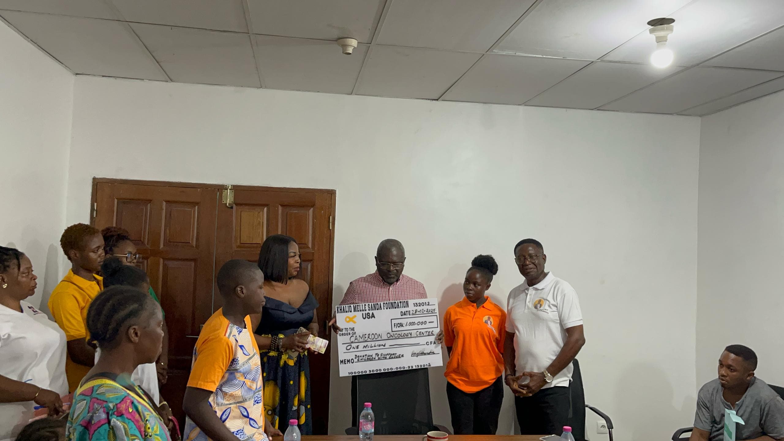 $2,000 Donation to Cameroon Oncology Center – Bekoko, Cameroon.